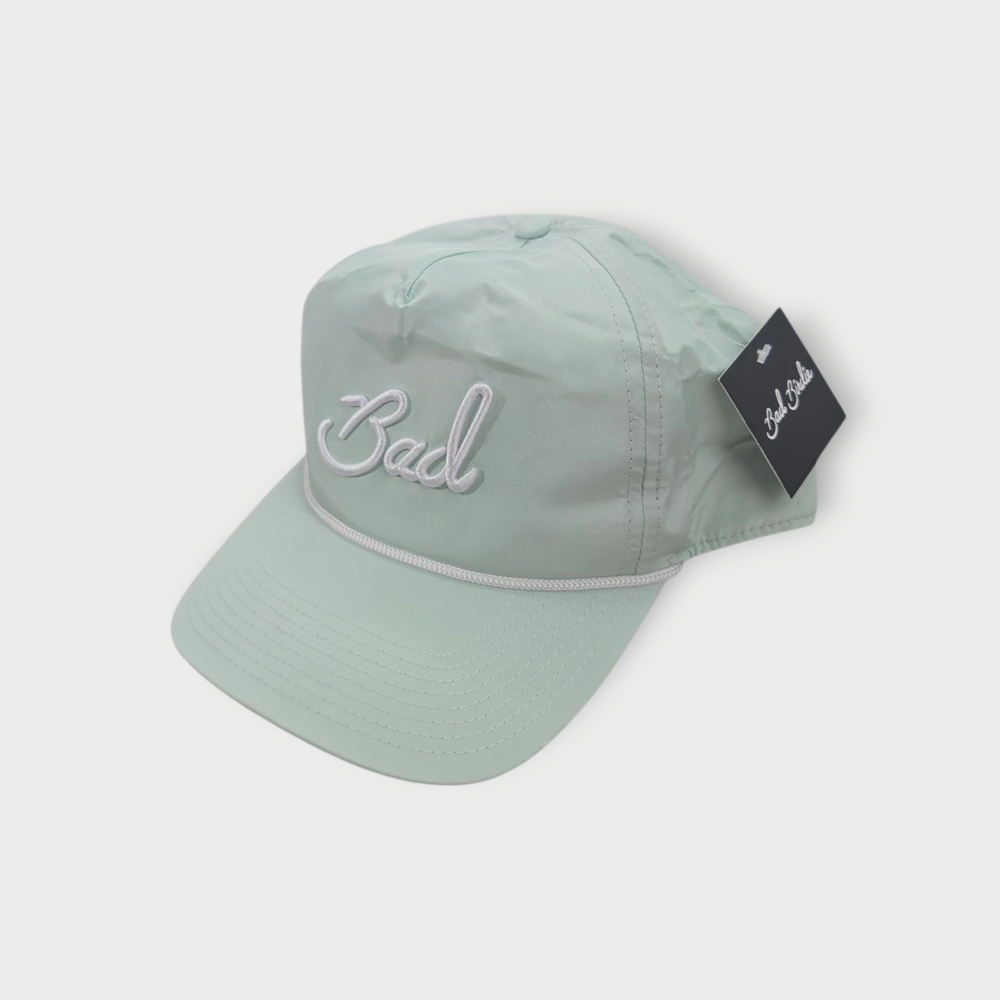 Bad Birdie Bad Classic Rope Cap White Mint Green Golf Hat Snapback New - Picture 3 of 8
